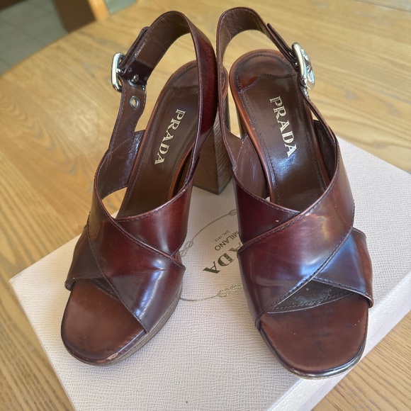 Prada 3” heel sandals - Picture 3 of 4